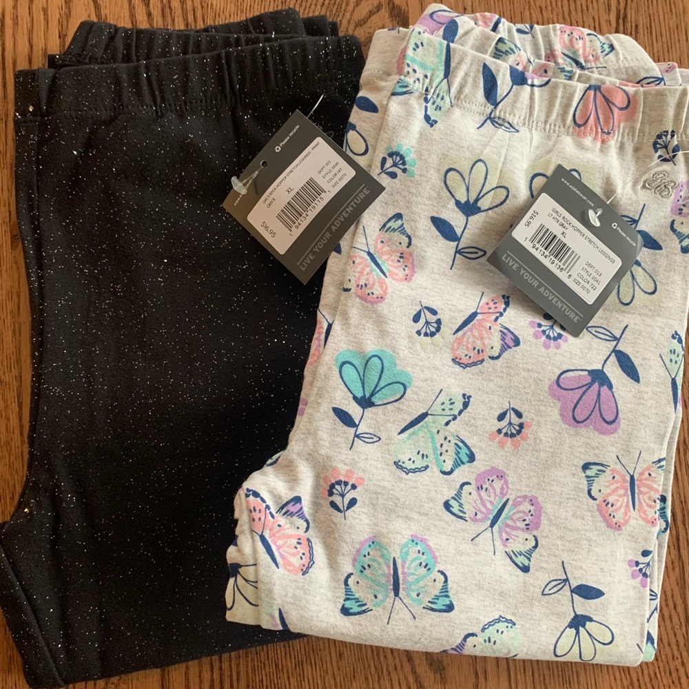 NWT Eddie Bauer Girls Leggings